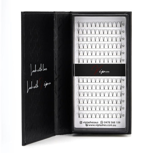 Flat Extension Matte .15 D Curl 12 Row Tray