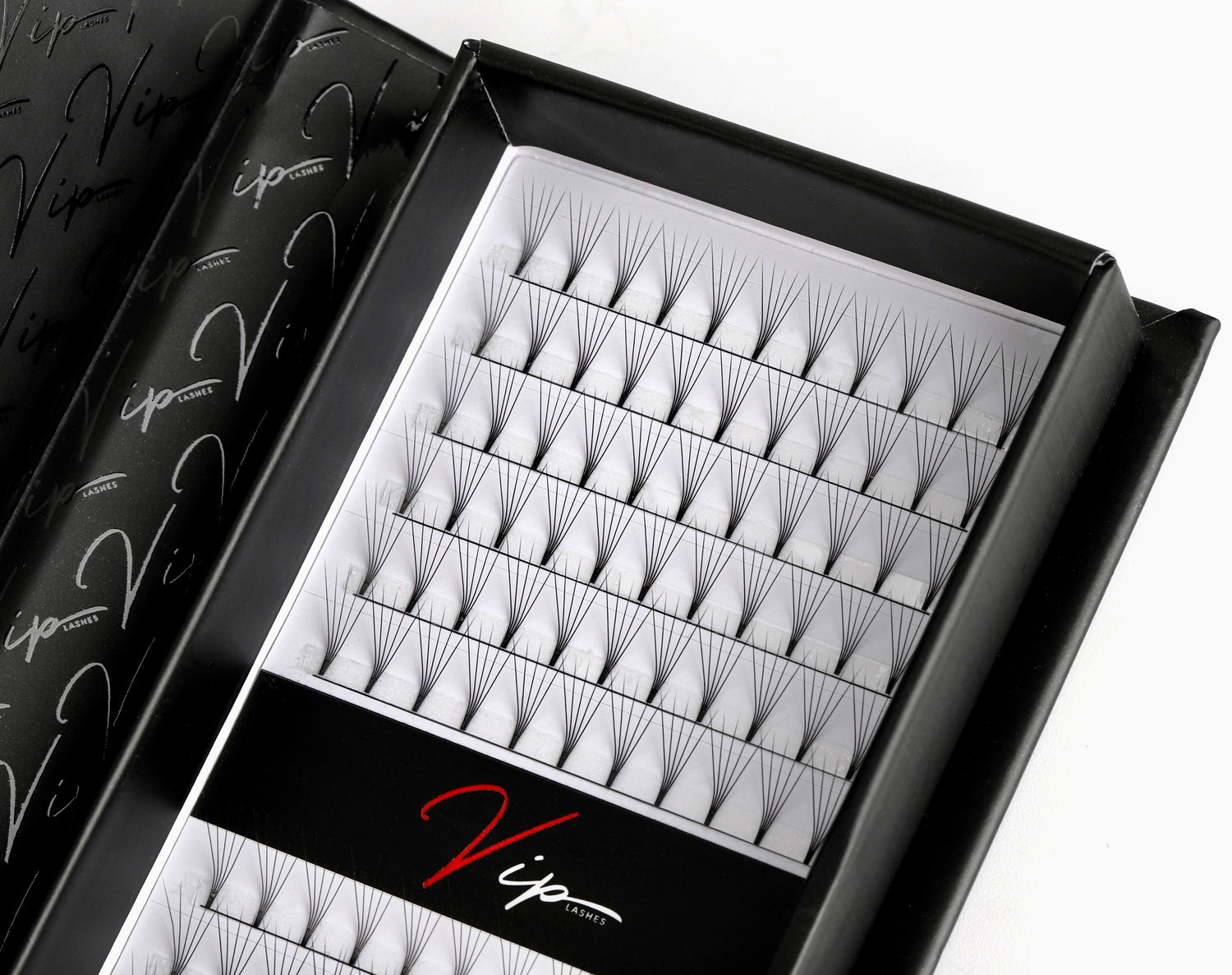 5D L Curl 0.07 12 Row Mixed Trays - Black Trays