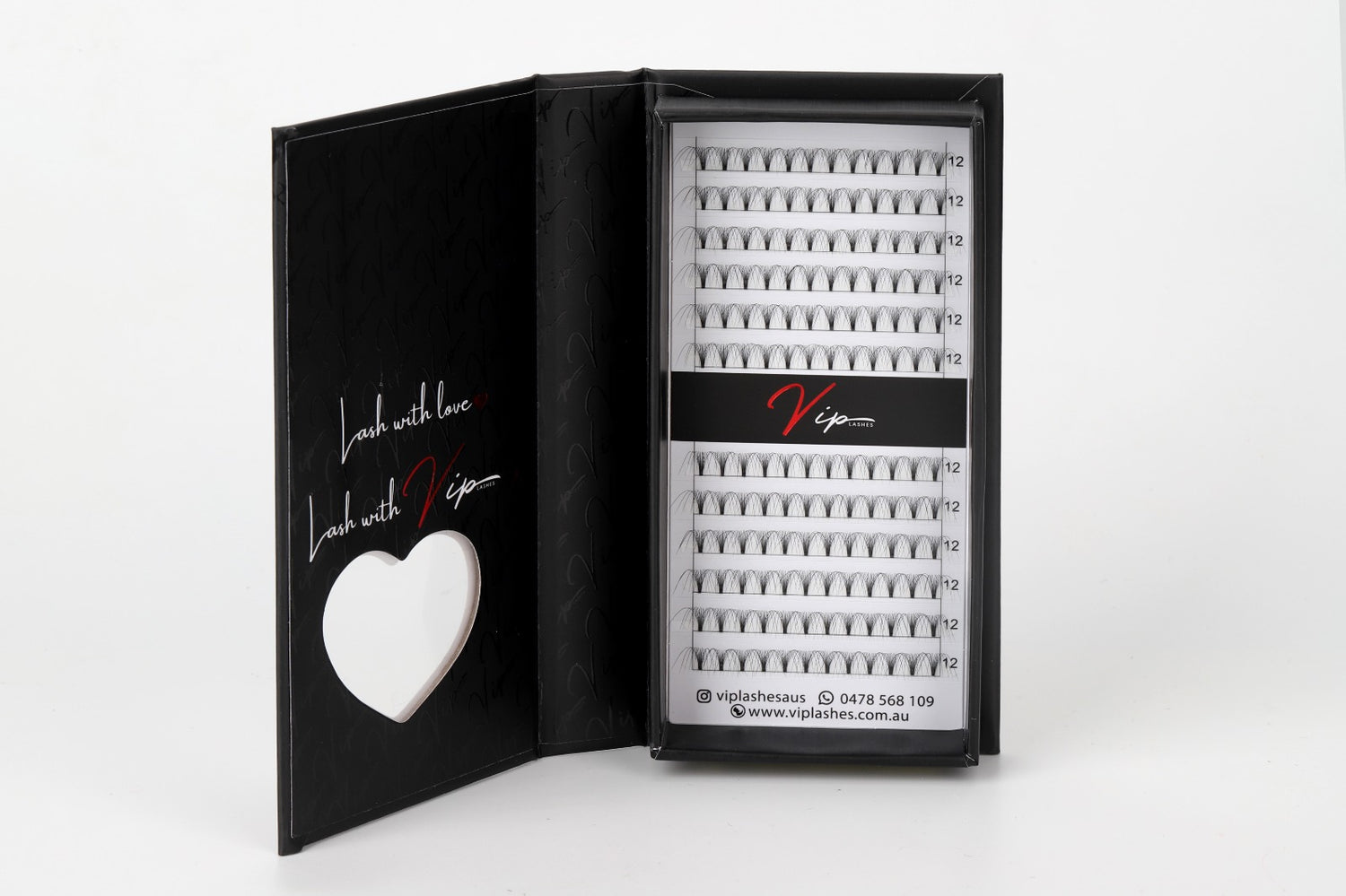 10D D curl 0.05  Premade Lashes - Black Trays