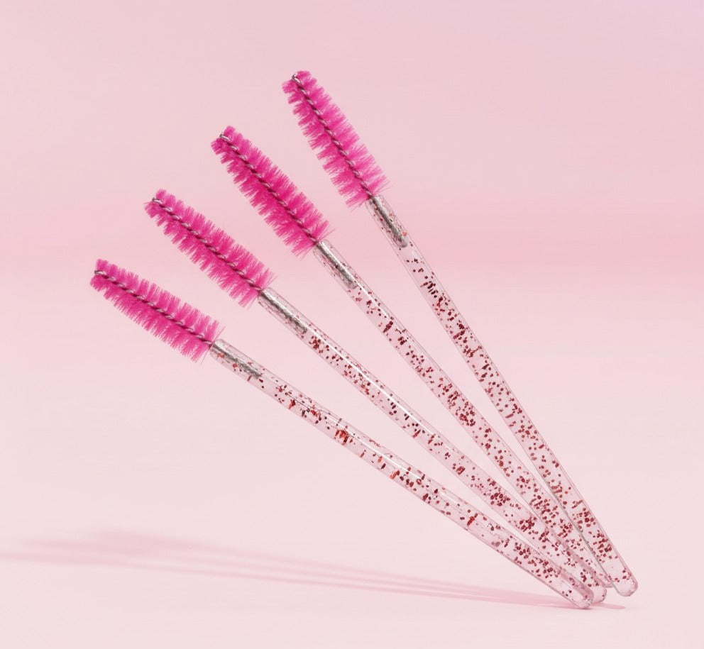 Mascara Wands Hot Pink Sparkle (50)