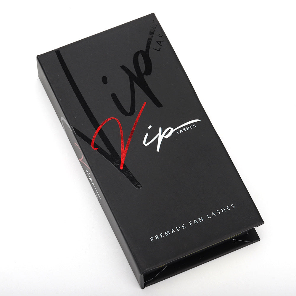 5D D curl 0.10 Premade Lashes - Black Trays