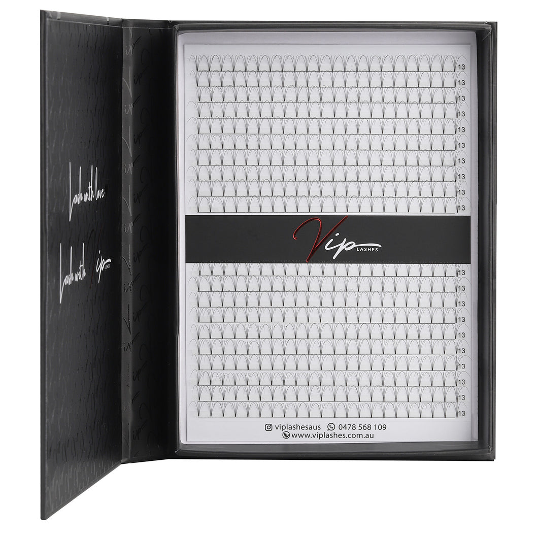 4D D curl 0.07 Premade Lashes XXL Trays