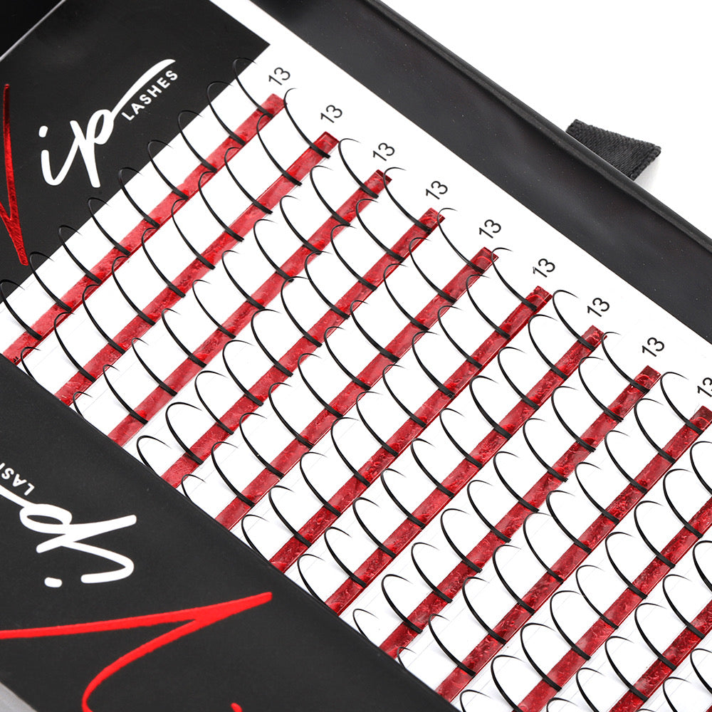 Black Spikes D curl .07 - Black Trays