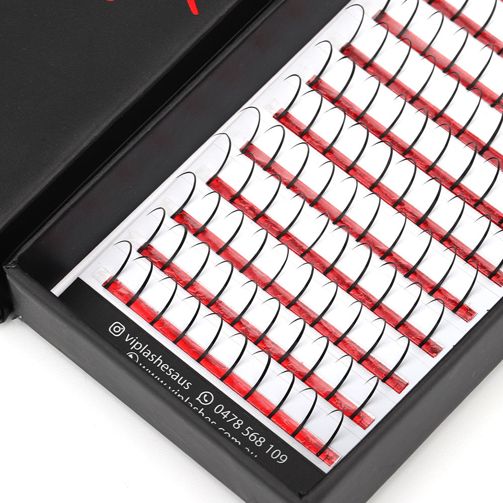 Black Spikes D curl .07 - Black Trays