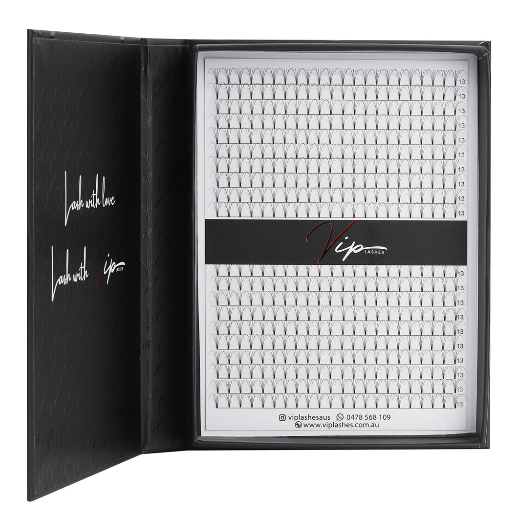 4D D curl 0.10 Premade Lashes XXL Trays