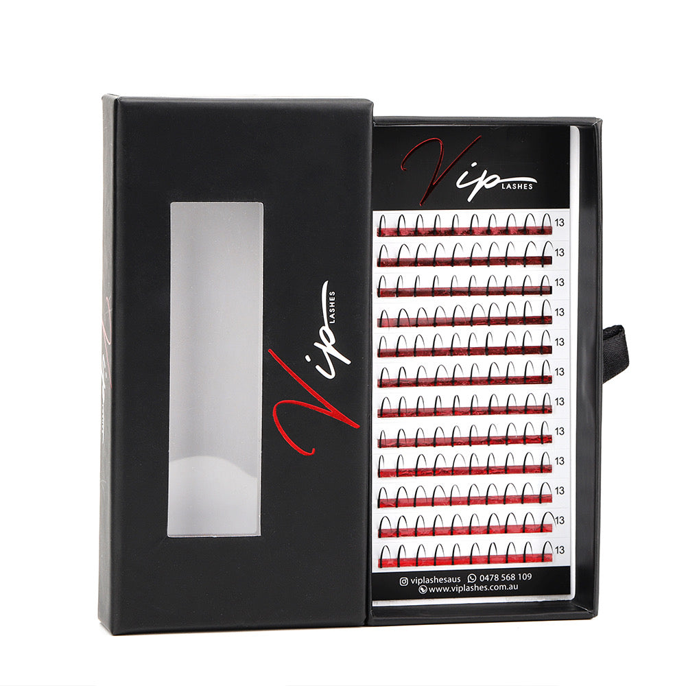 Black Spikes D curl .07 - Black Trays