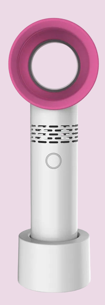 Cordless Ultra Eyelash Fan Pink/Silver